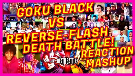 Re Re Upload Goku Black Vs Reverse Flash Death Battle Reaction Mashup Dragon Ball Z Vs Dc