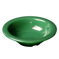 Thunder Group 7000G 1 Oz Green Melamine Asian Soup Spoon Appetizer