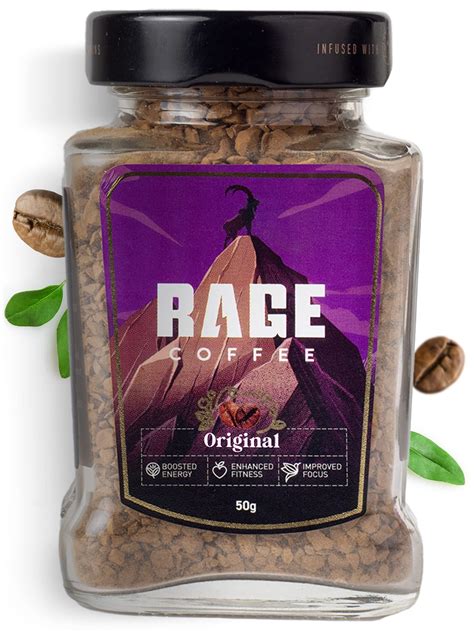 Buy Rage Coffee Original Coffee Blend 100 Pure Arabica Beans Instant