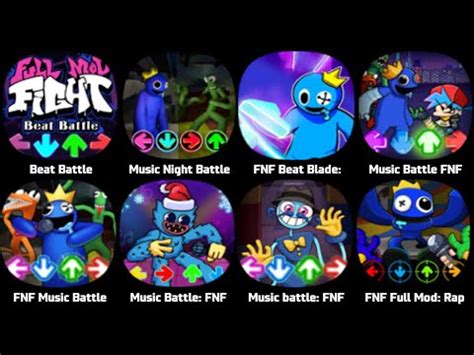 Fnf Rainbow Friends Beat Battle Music Night Battle Fnf Beat Blade