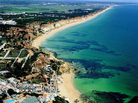 Praia da Falésia from above Portugal Travel Guide