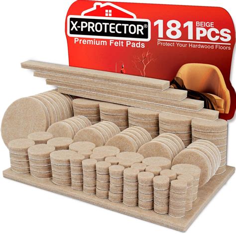 Patins Pour Meubles X Protector 181 Pcs Patins Pour Chaises Beige