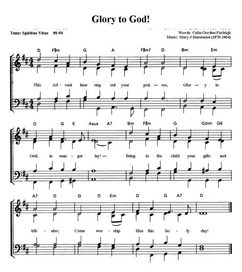 Share My Journey: A Hymn for Christmas: 'Glory to God!'