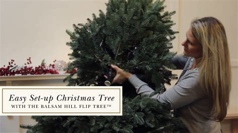 Easy Set Up Christmas Tree With The Balsam Hill Flip Tree™ Youtube