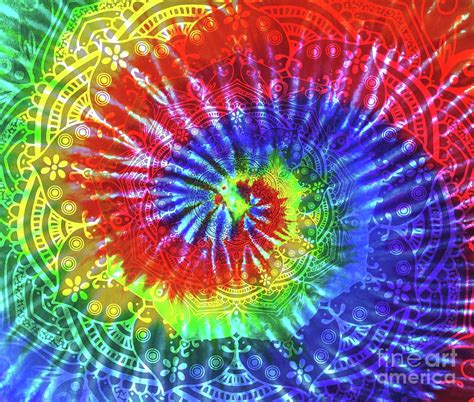 Psychedelic Tie Dye Digital Art By Inspired Images