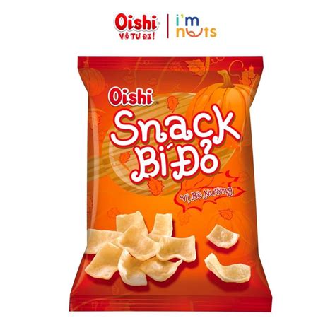 Snack bim bim Oishi đủ vị gói lớn 68g Bánh kẹo Ăn vặt ImNuts