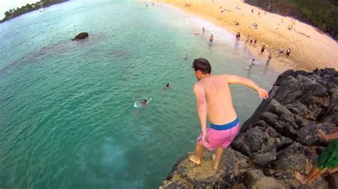 Waimea Jump Rock Youtube