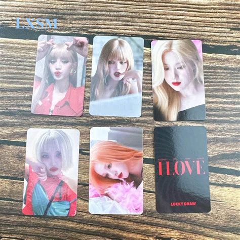 Flowers 5pcs Set G I DLE 5th Mini Album I Love Photo Card Lomo Card