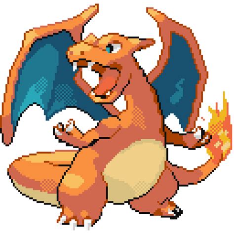 My Charizard Pixel Art Rpokemon