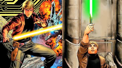 Luke Skywalker Gets His New Green Lightsabercanon Star Wars Comics