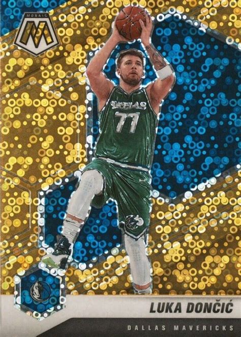 Luka Doncic Mosaic Fast Break Gold Price Guide Sports