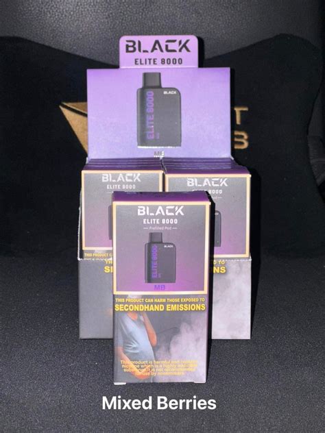 Black Elite 8k Puffs On Carousell