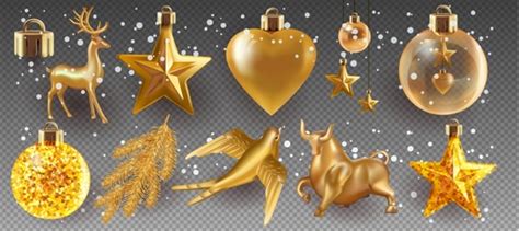 2021 Christmas decoration elements vector free download