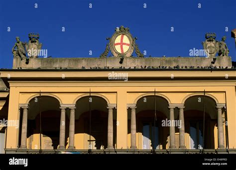 Italy Lombardy Lodi Palazzo Comunale Broletto Town Hall Coat Of