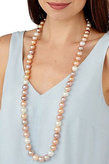 Honora Ming Cultured Pearl Necklace Sterling Silver Qvc