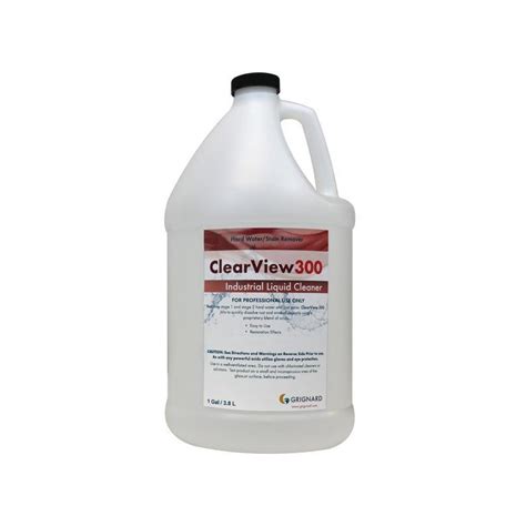 Protool Clearview 300 Hard Water Stain Remover Gallon 86 515 Clearview J Racenstein Co