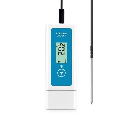 Wide Range 200 250c Temperature Data Logger With External Probe Data