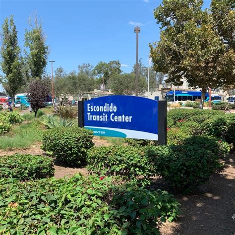 Escondido Transit Center Light Rail Station In Escondido