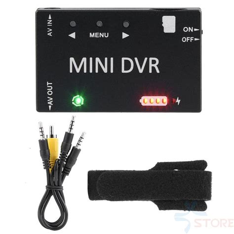 Мини FPV DVR модуль NTSC/PAL переключаемый встроенный аккумулятор виде ...