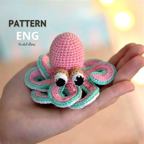 Octopus Plush Amigurumi Octopus Pattern Crochet Octopus Inspire Uplift