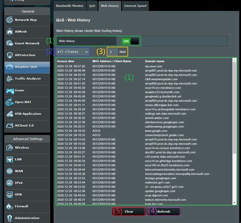 [Wireless Router] How to enable the Website Histor... - ASUS - ZenTalk ...