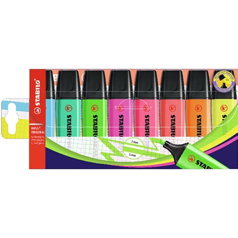 STABILO Boss Leuchtmarker Original 70 8 8 Farben Ass Papedis AG