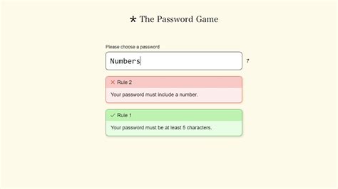 How to Beat Rule 5 in The Password Game - Prima Games