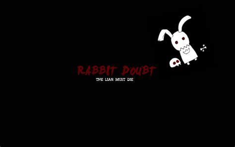 Rabbit Doubt Wallpaper By Hikari Matatabi On Deviantart