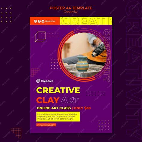 psd creative  imaginative poster design template