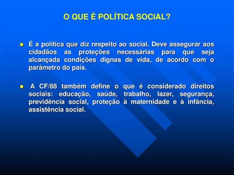 PPT EXPOSIÇÃO O SUAS e a política de assistência social reflexões