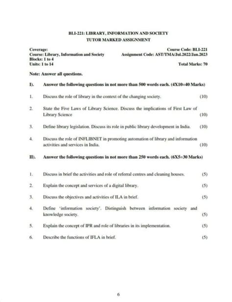 Ignou Bli 221 Solved Assignment 2022 23 English Medium