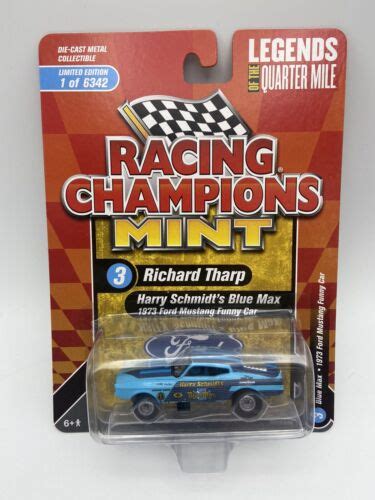 Racing Champions Mint Richard Tharp 1973 Ford Mustang Funny Car FREE