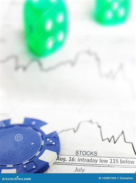 Blue chip stock chart stock photo. Image of chip, price - 105807596