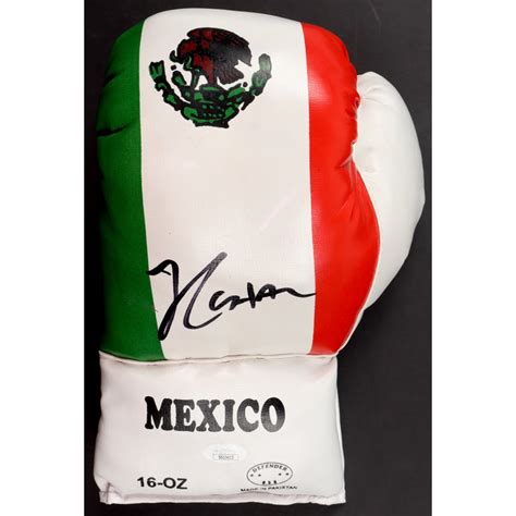 Julio Cesar Chavez Signed Mexico Boxing Glove Jsa Coa Pristine Auction