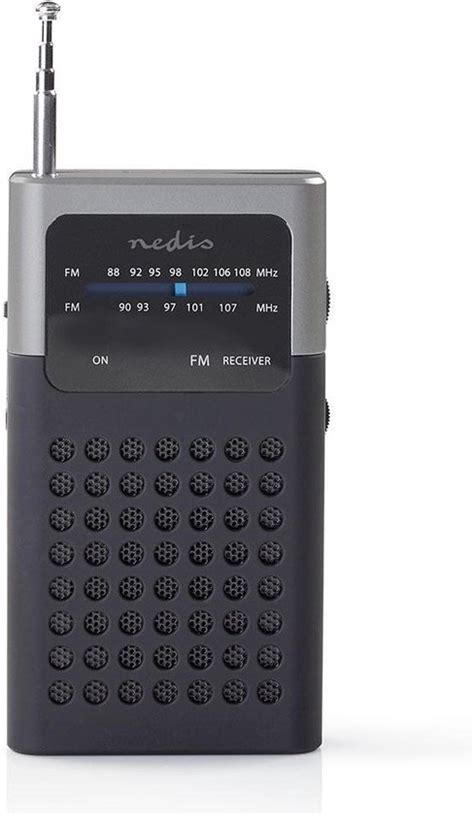 Nedis Fm Radio Draagbaar Model Fm Batterij Gevoed Analoog