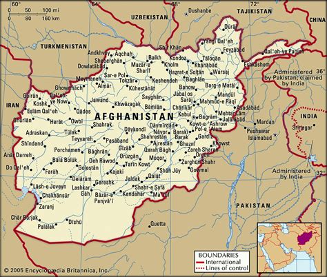 Карта Афганистана описание страны география столица информация факты