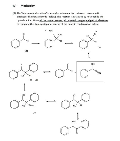 SOLVED IV Mechanism 1 The Benzoin Condensation Is A Condensation