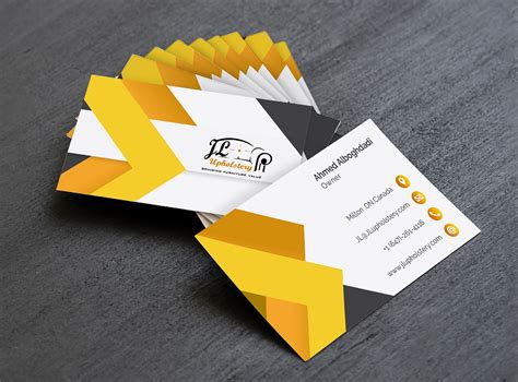 Business Cards - FL Upholstery on Behance