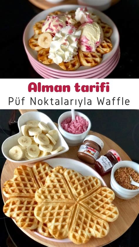 Waffle Waffel P F Noktalar Yla Alman Tarifi Nas L Yap L R