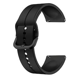 Klockarmband Silikon Svart 22 Mm Samsung Galaxy Watch 5 5 Pro 4 40 44m