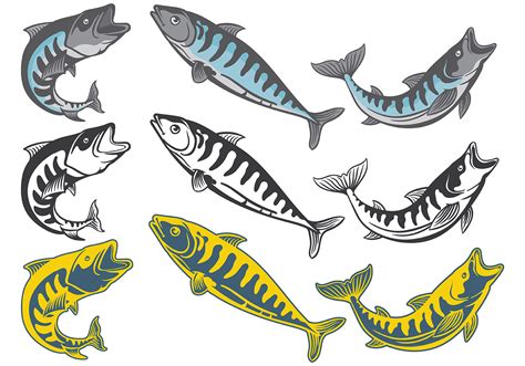 Free Mackerel Icons Vector Download Free Vector Art Stock Graphics