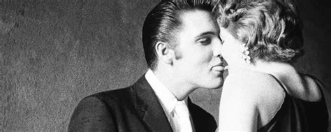 Elvis Presley The Kiss Elvis And Barbara Gray Photographed