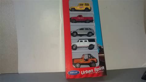 Diecast Welly 5 pack - Urban Spirit 4wd off road vehicles - YouTube