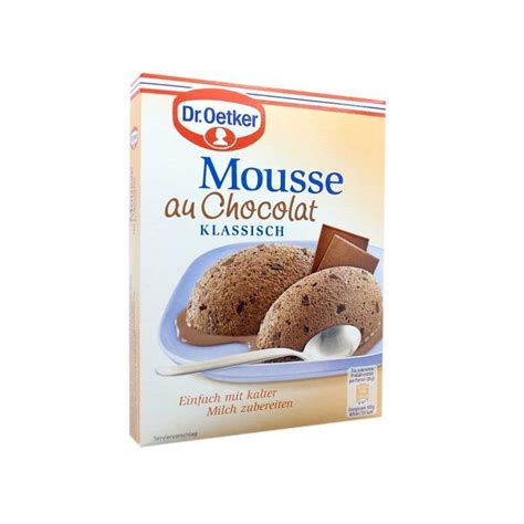 Dr Oetker Mousse Au Chocolat Klassisch Mezcla Para Mousse De