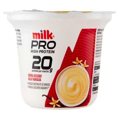 Milk Pro High Protein G Crema Dessert Alla Vaniglia G Carrefour