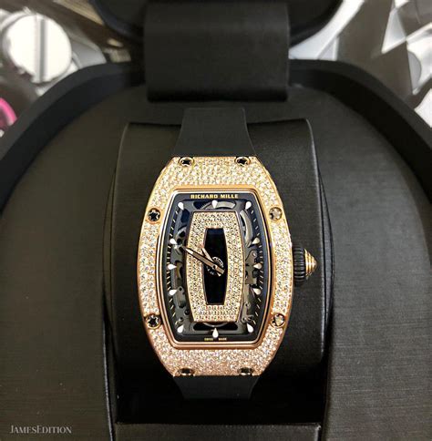 Richard Mille [New] Rm 07 01 Rose Gold Snow Onyx Ladies In Hong Kong ...