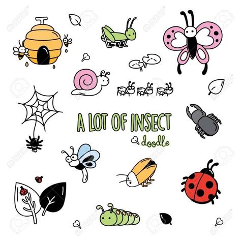 10 Cute Bug Drawing Bugs Drawing Easy Drawings Doodles