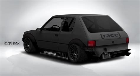 Artecko - Virtual tuning ( Peugeot 205 GTI ) by TheArtecko on DeviantArt