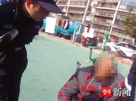 九旬老人不慎摔倒，警民合力暖心救助