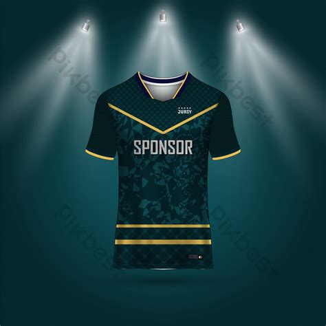 Sublimation Sport T-shirt Design Football Soccer Jersey Mockup PNG ...